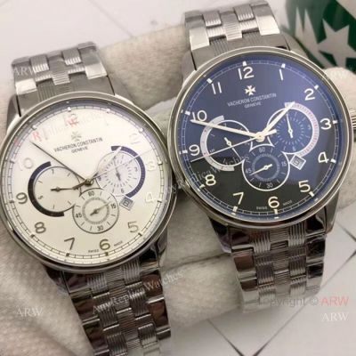 Replica Vacheron Constantin Stainless Steel 42mm Watch Multi-function